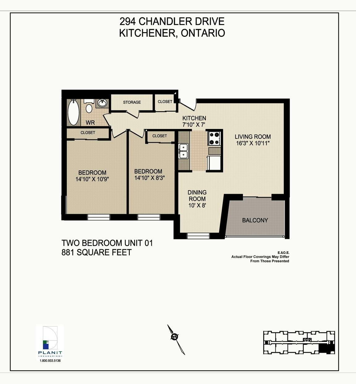 1006-294 Chandler Drive, Kitchener, ON, N2E 2K1 - 37