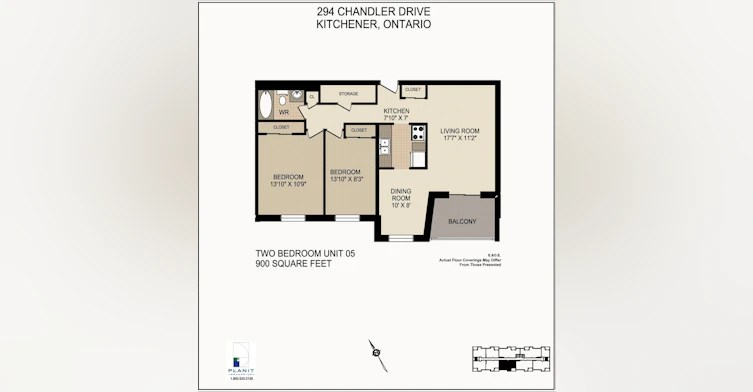 1307-294 Chandler Drive, Kitchener, ON, N2E 2K1 - 36