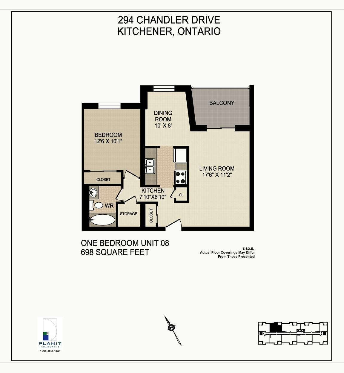 1307-294 Chandler Drive, Kitchener, ON, N2E 2K1 - 35