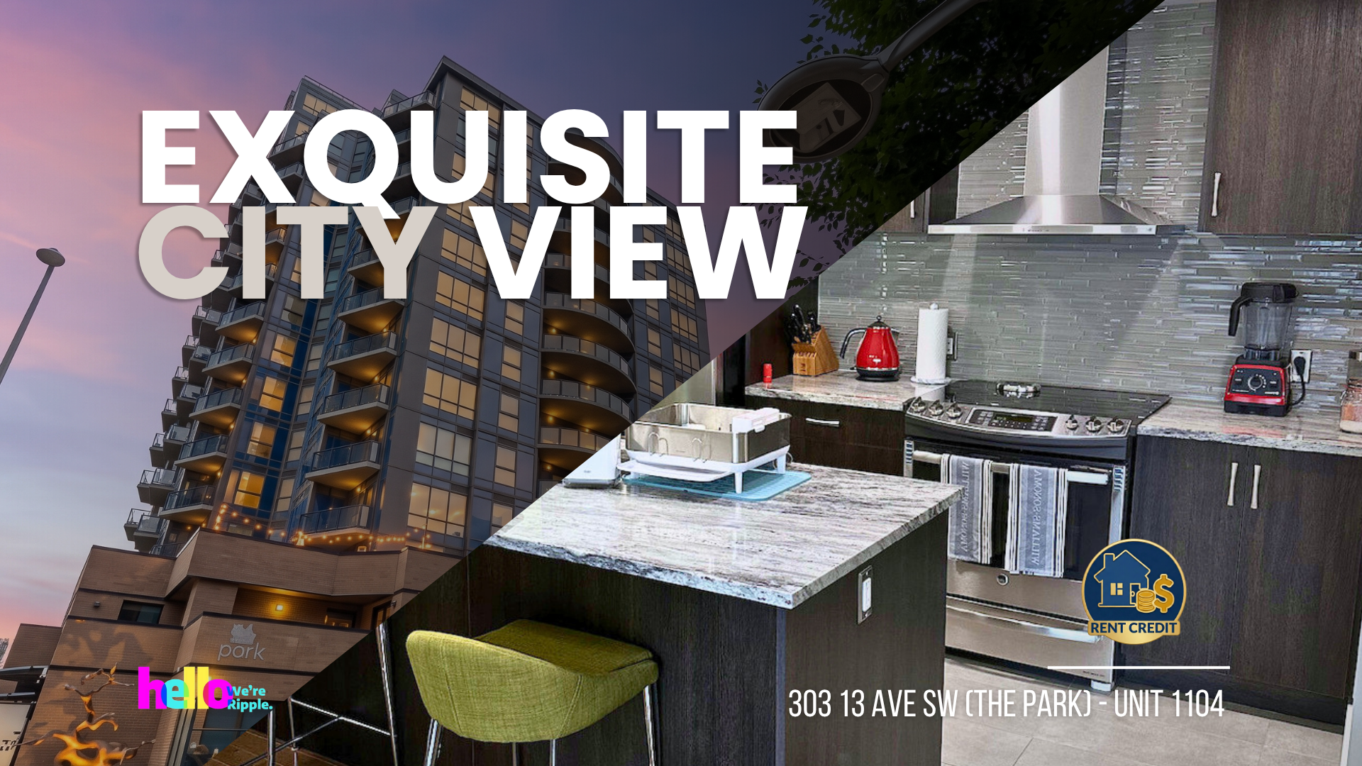 1104-303 13 Avenue Southwest, Calgary, AB, T2R 0Y9 - 2