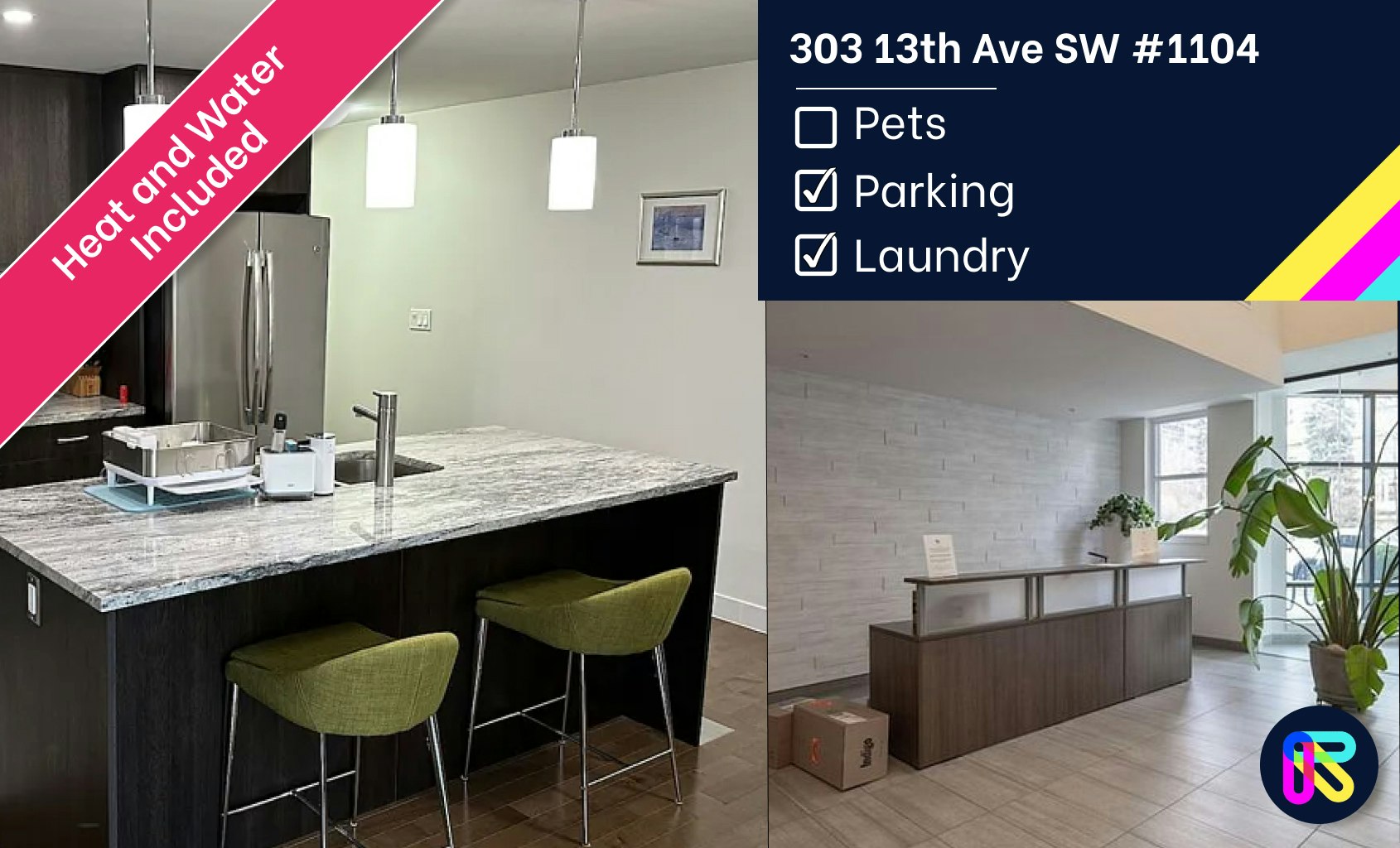 1104-303 13 Avenue Southwest, Calgary, AB, T2R 0Y9
