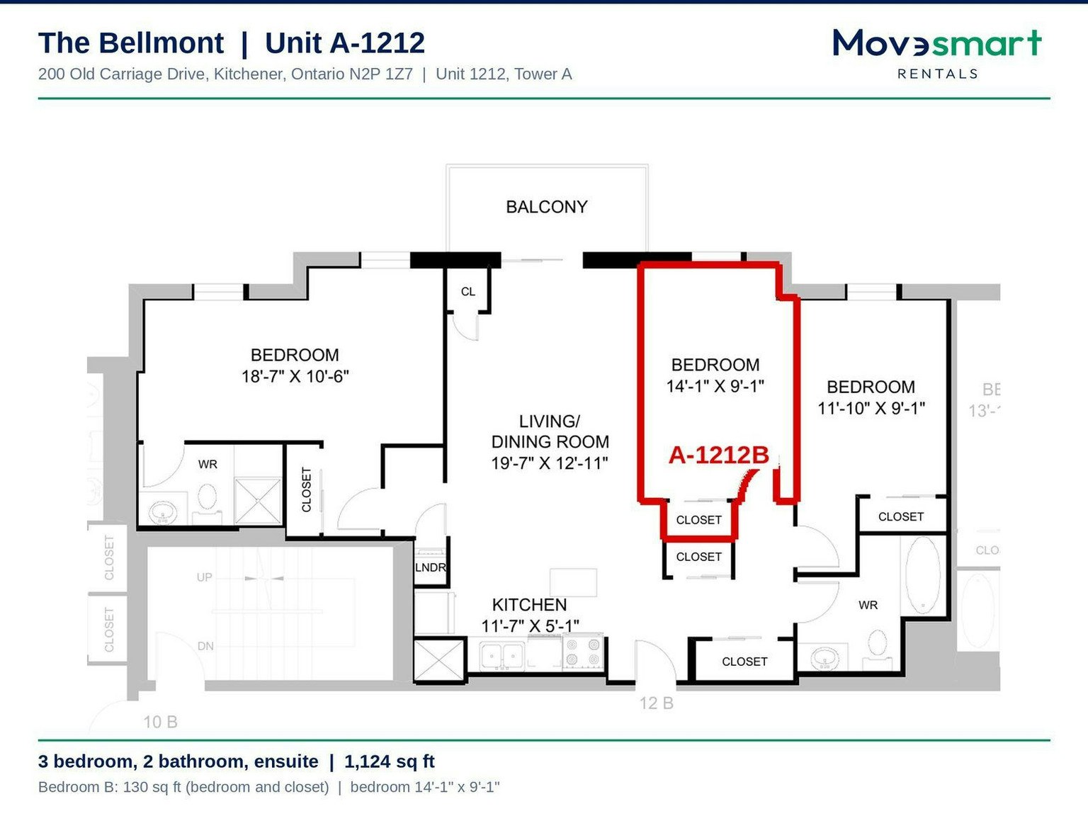 1212B-200 Old Carriage Drive, Kitchener, ON, N2P 0C7 - 18