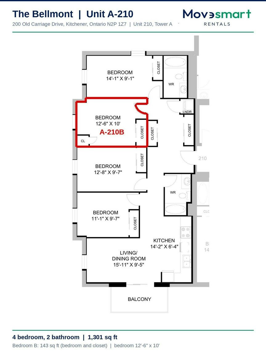 210B-200 Old Carriage Drive, Kitchener, ON, N2P 0C7 - 20