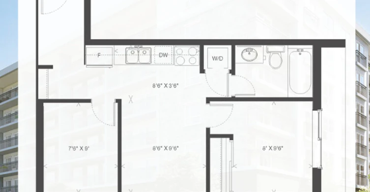 2-bed/2-bath-275 Larch Street, Waterloo, ON, N2L 0J5 - 9
