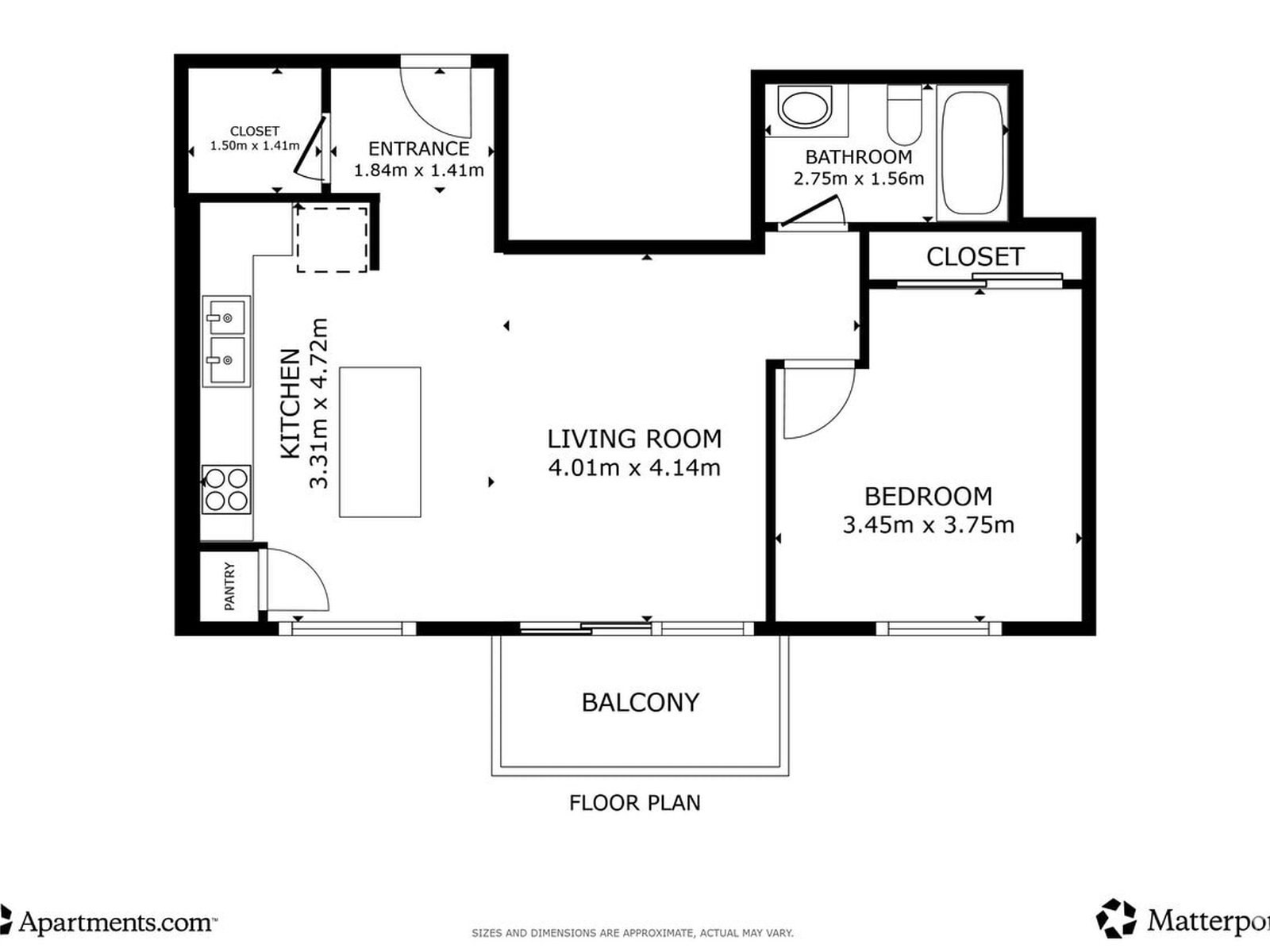 Style 04 - One Bedroom-660 Garibaldi Avenue, London, ON, N5X 4R6 - 3