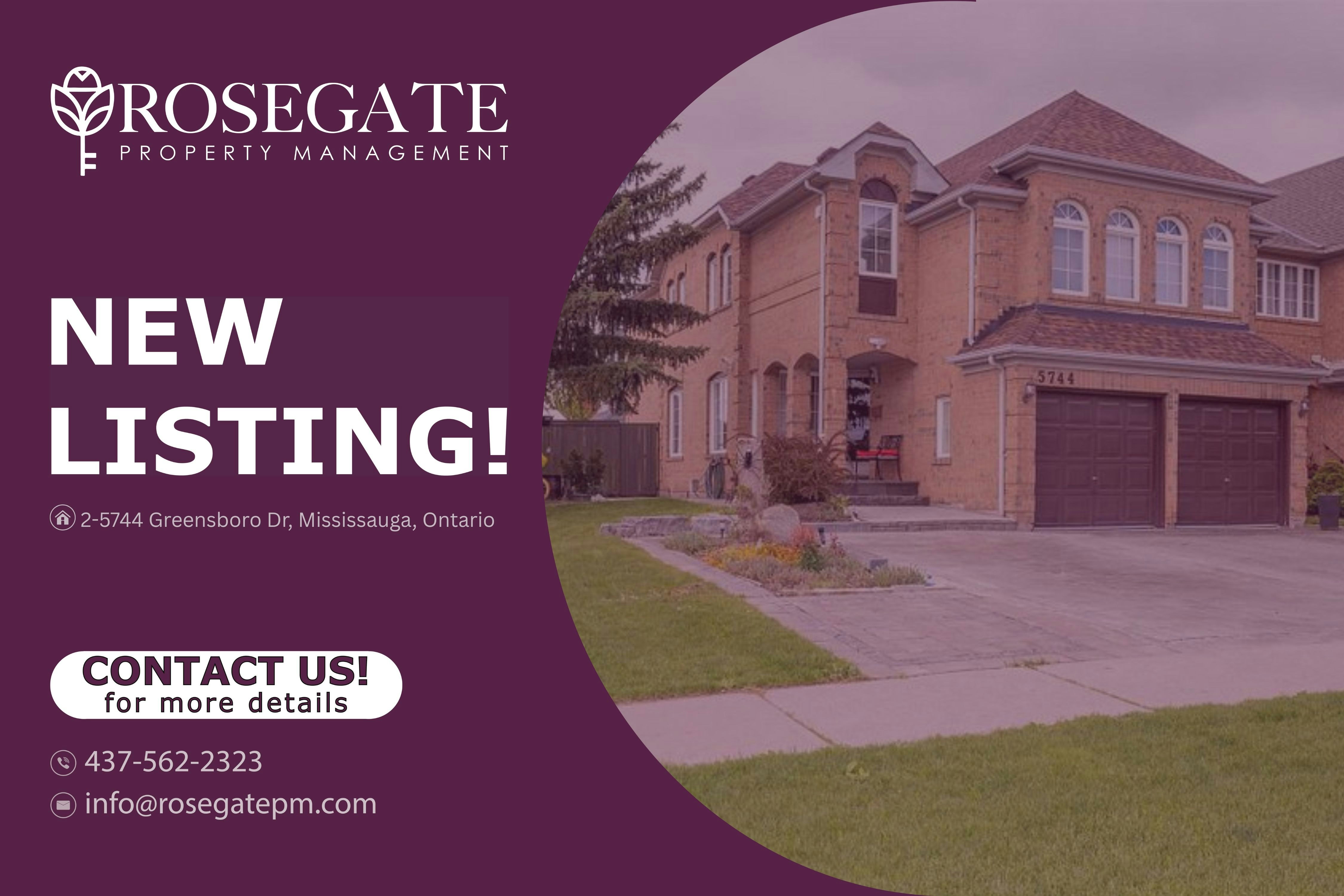 2-5744 Greensboro Drive, Mississauga, ON, L5M 5T8