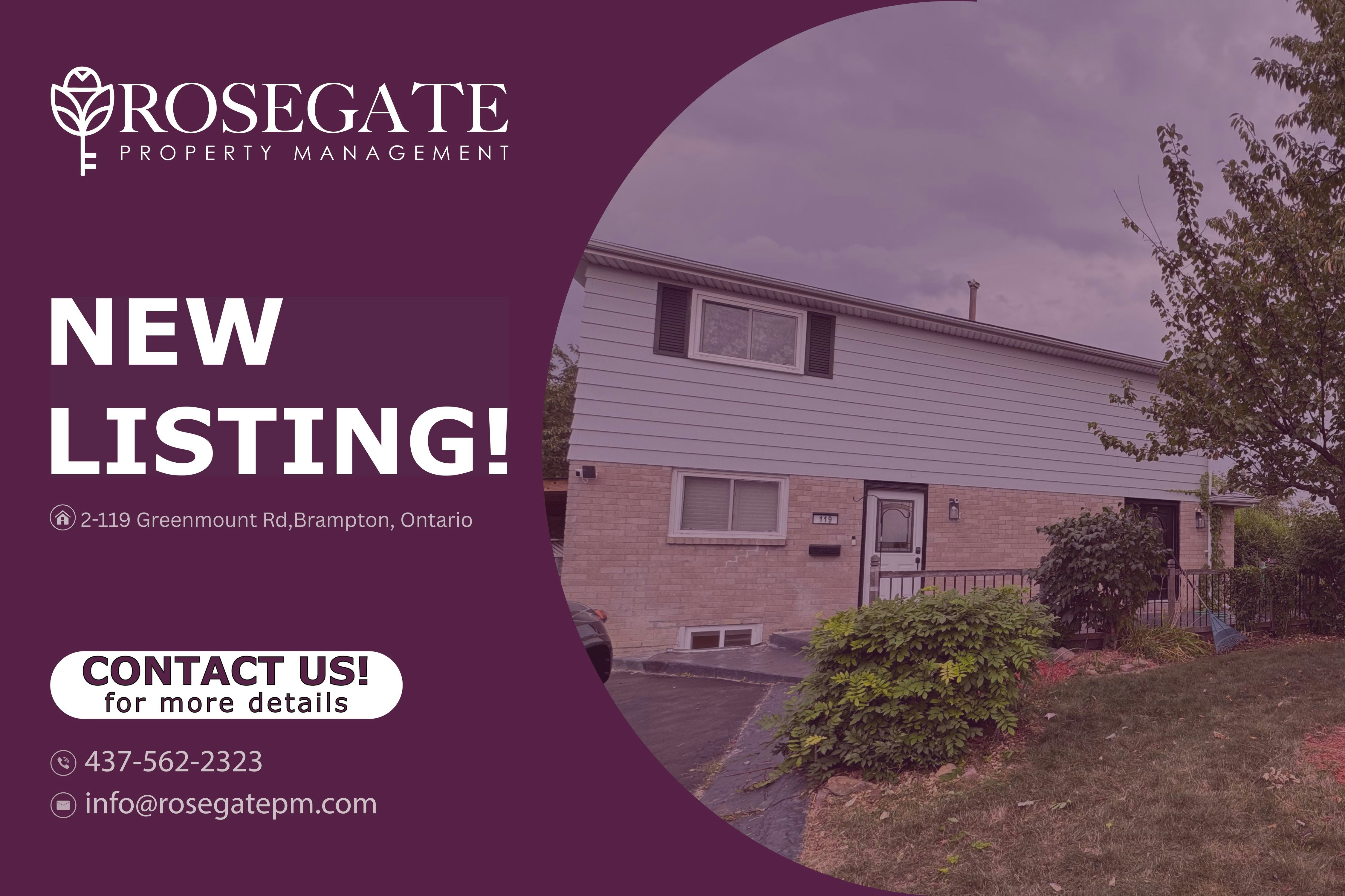 2-119 Greenmount Road, Brampton, ON, L6S 1W4