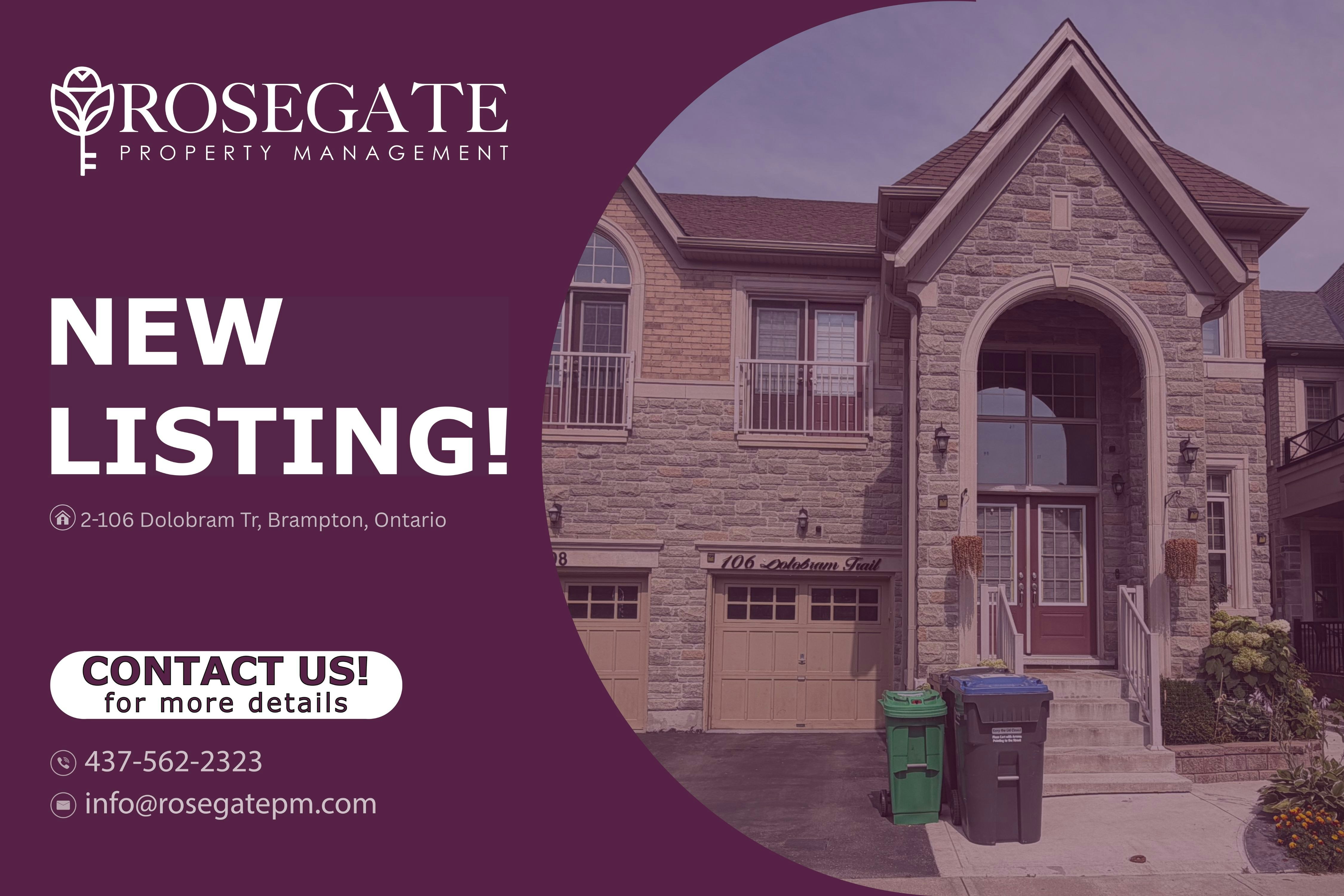 2-106 Dolobram Trail, Brampton, ON, L7A 4Y4