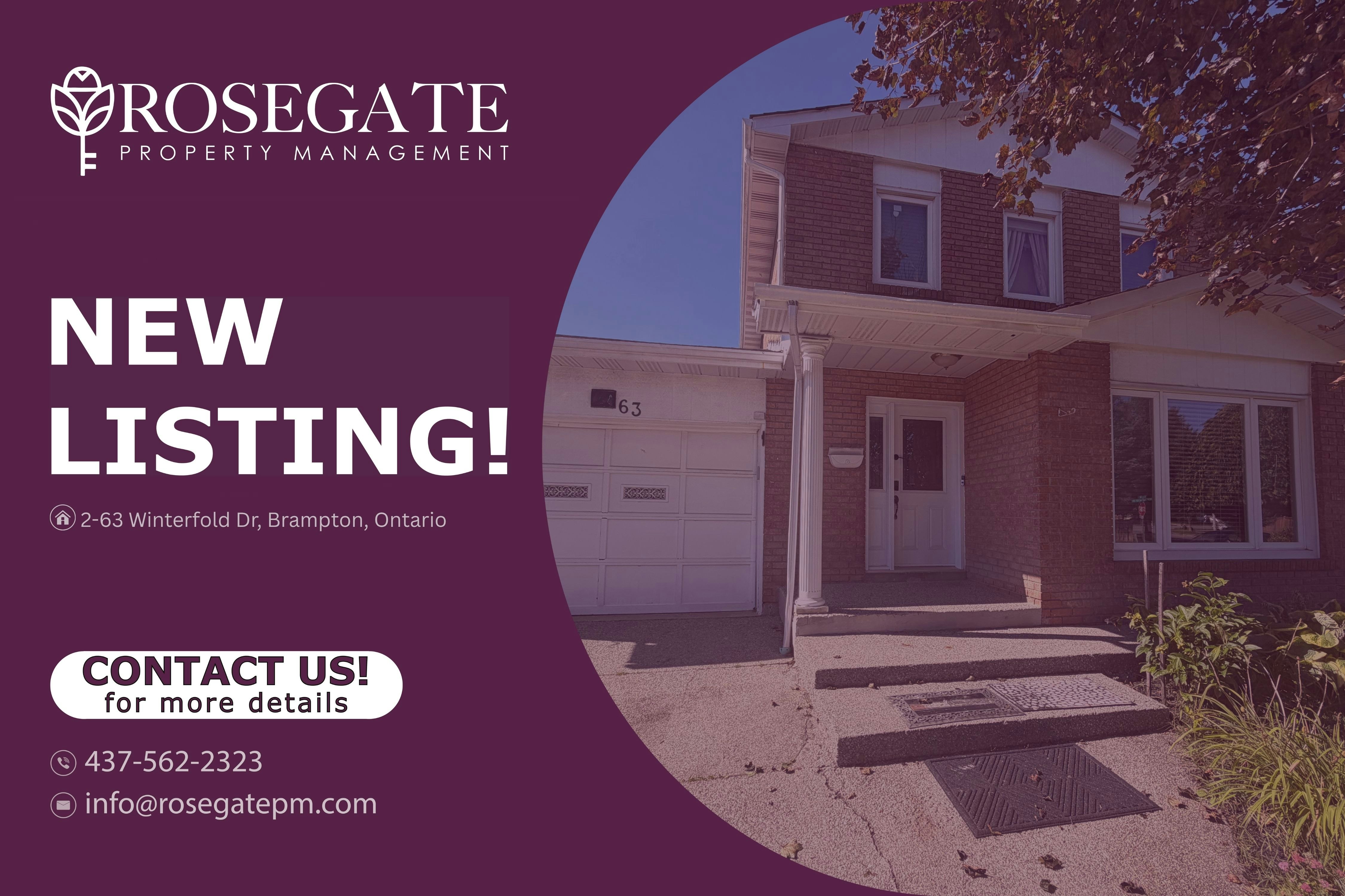 2-63 Winterfold Drive, Brampton, ON, L6V 3S9