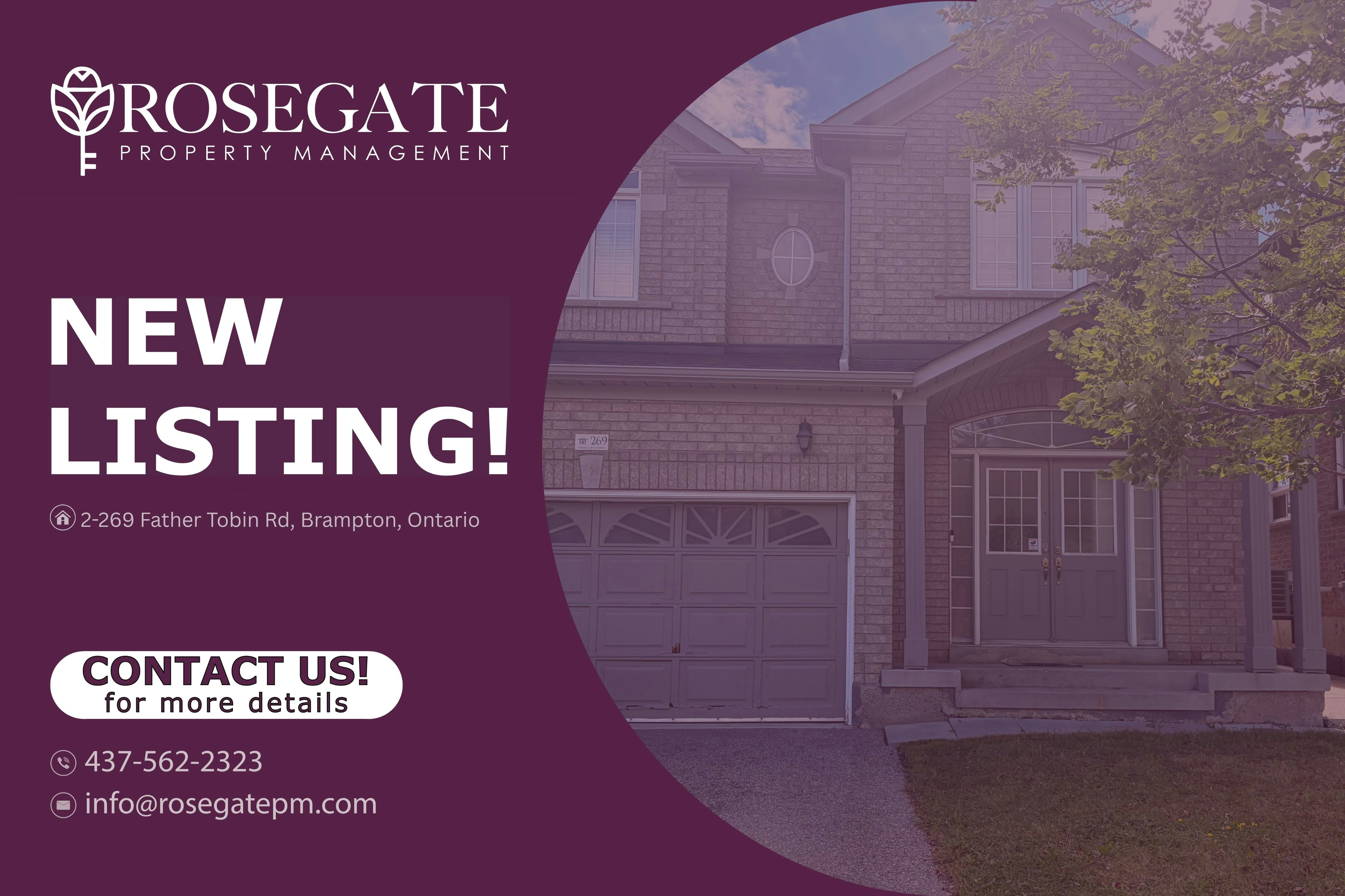 2-269 Father Tobin Road, Brampton, ON, L6R 0N3