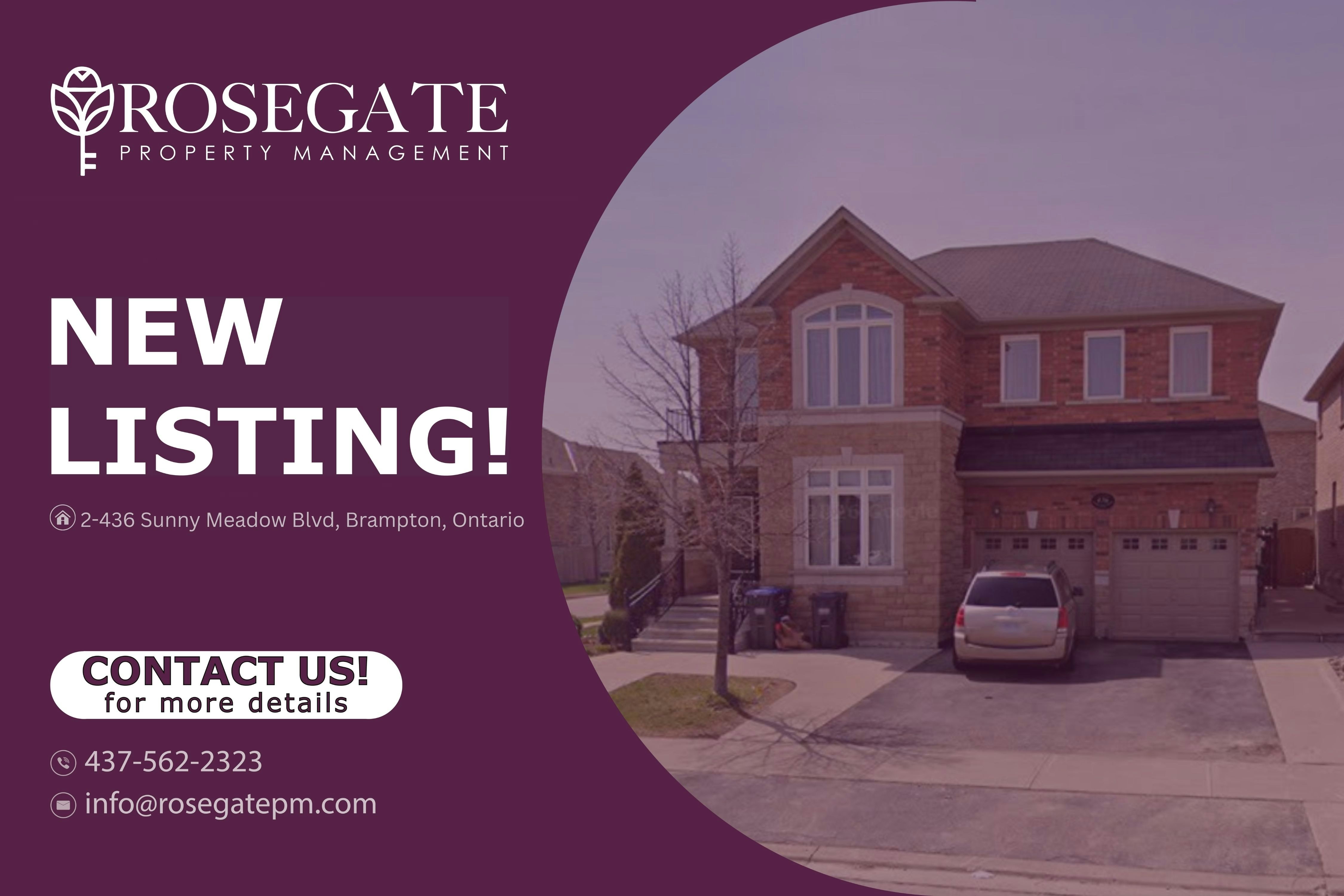 2-436 Sunny Meadow Boulevard, Brampton, ON, L6R 0N8