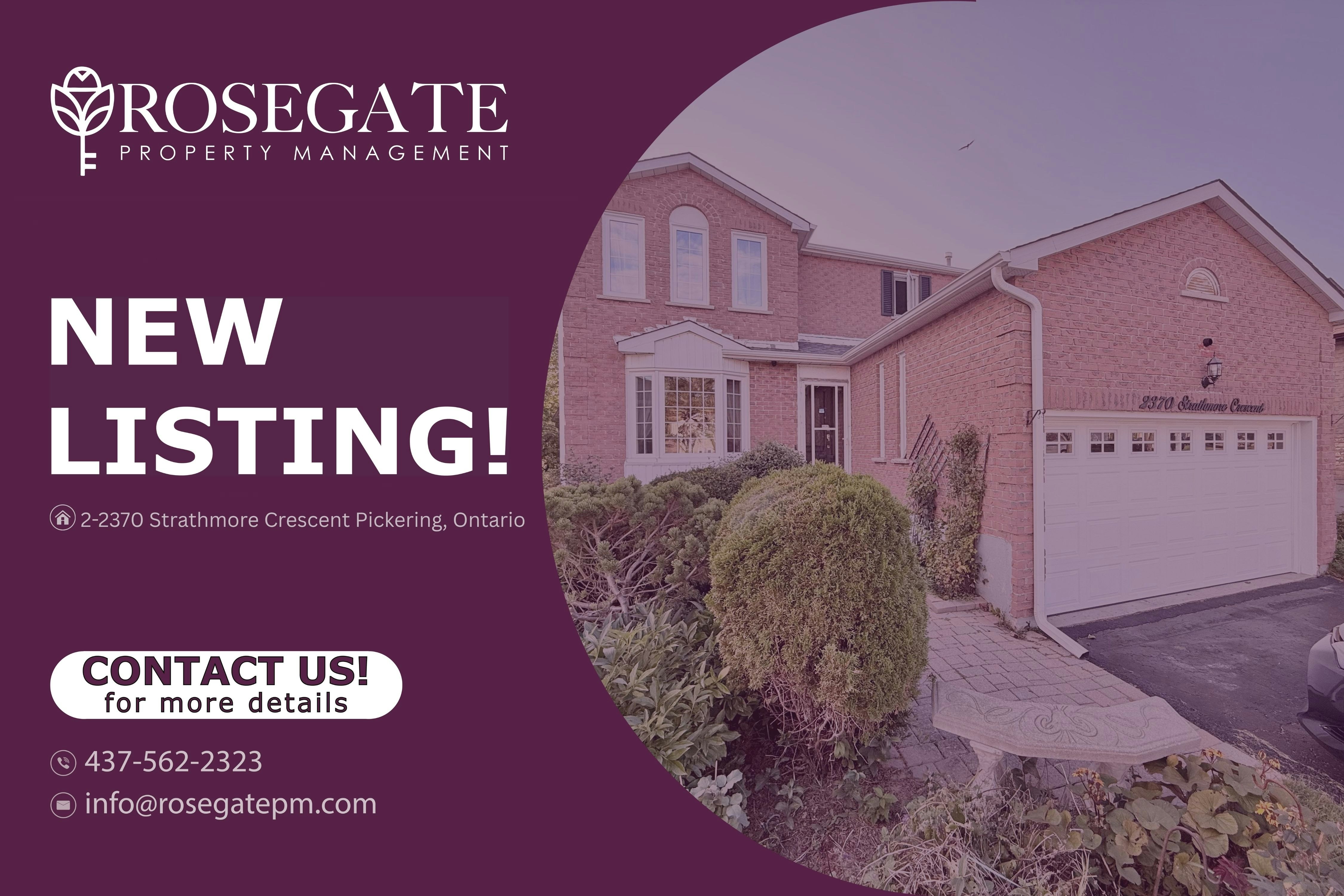 2-2370 Strathmore Crescent, Pickering, ON, L1X 2H7