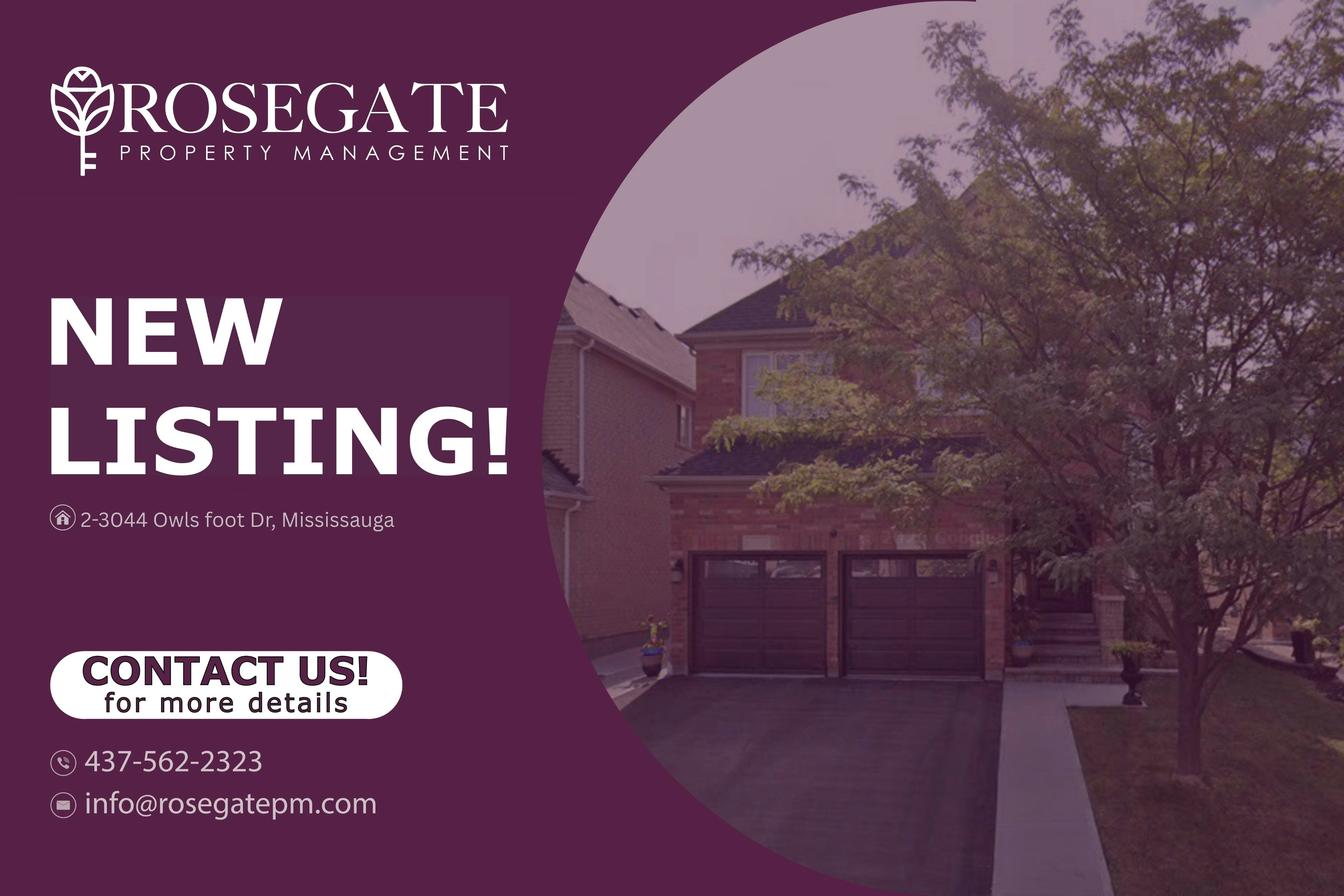 2-3044 Owls Foot Drive, Mississauga, ON, L5M 6W5