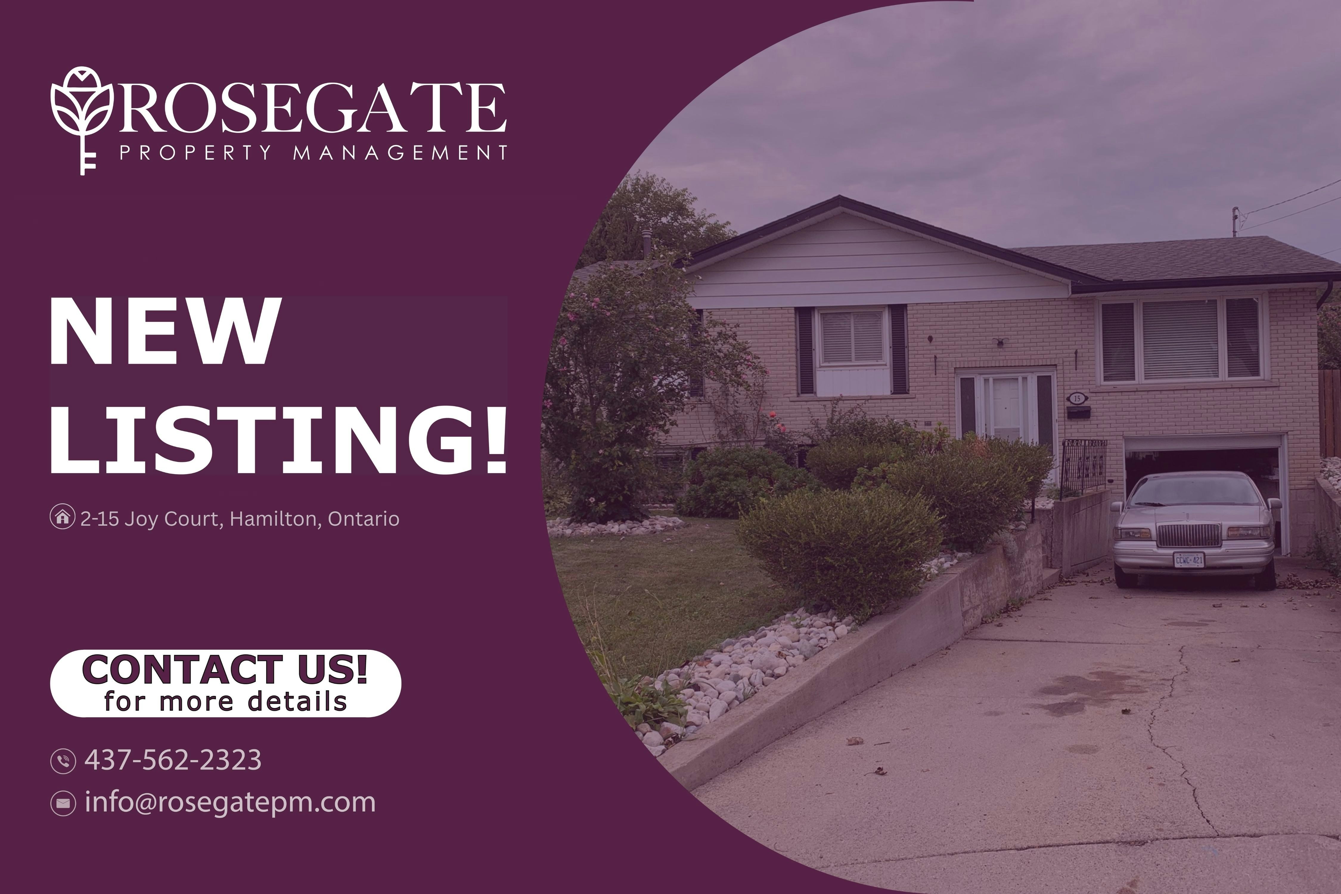 2-15 Joy Court, Hamilton, ON, L8K 5R7