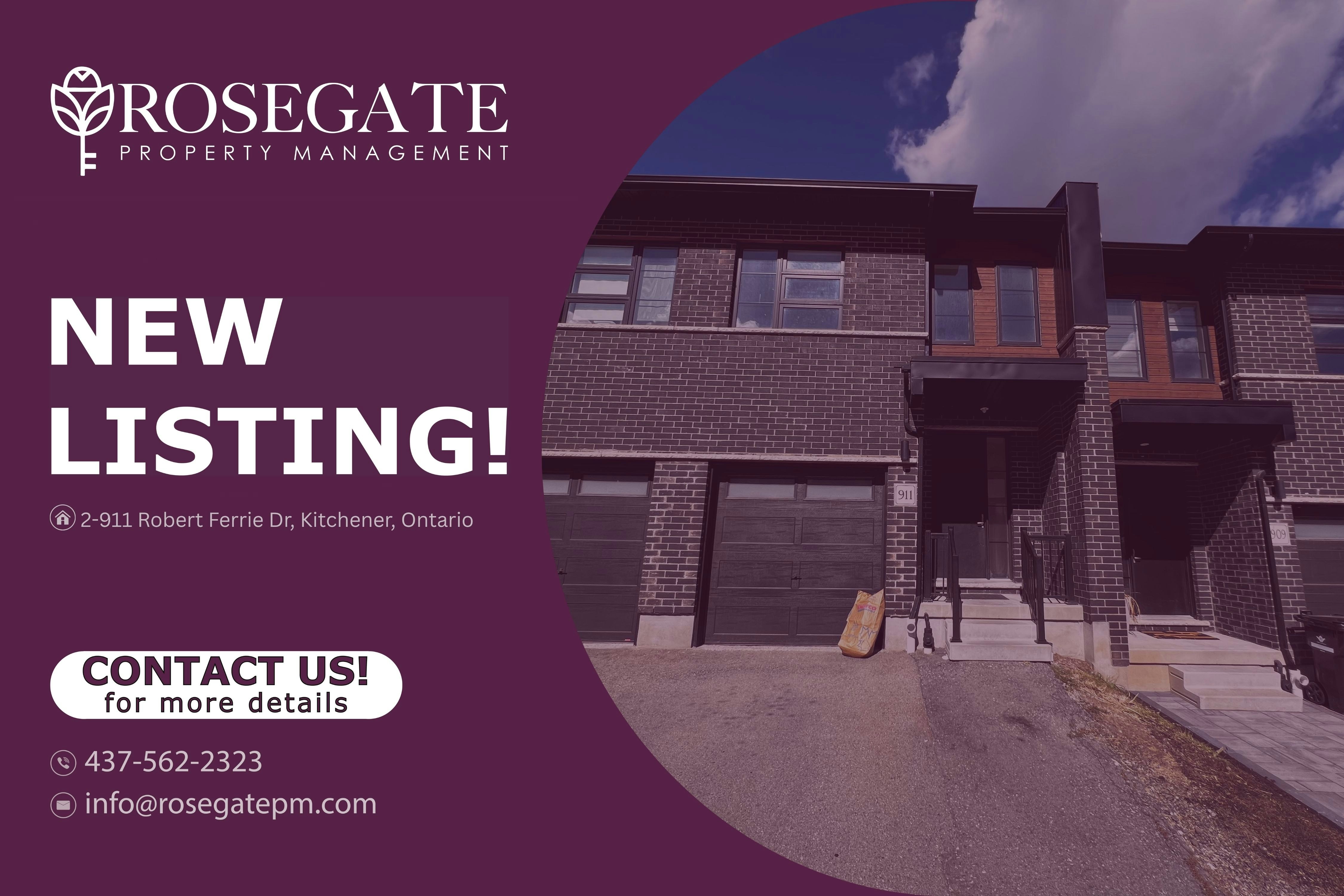 2-911 Robert Ferrie Drive, Kitchener, ON, N2R 0P2