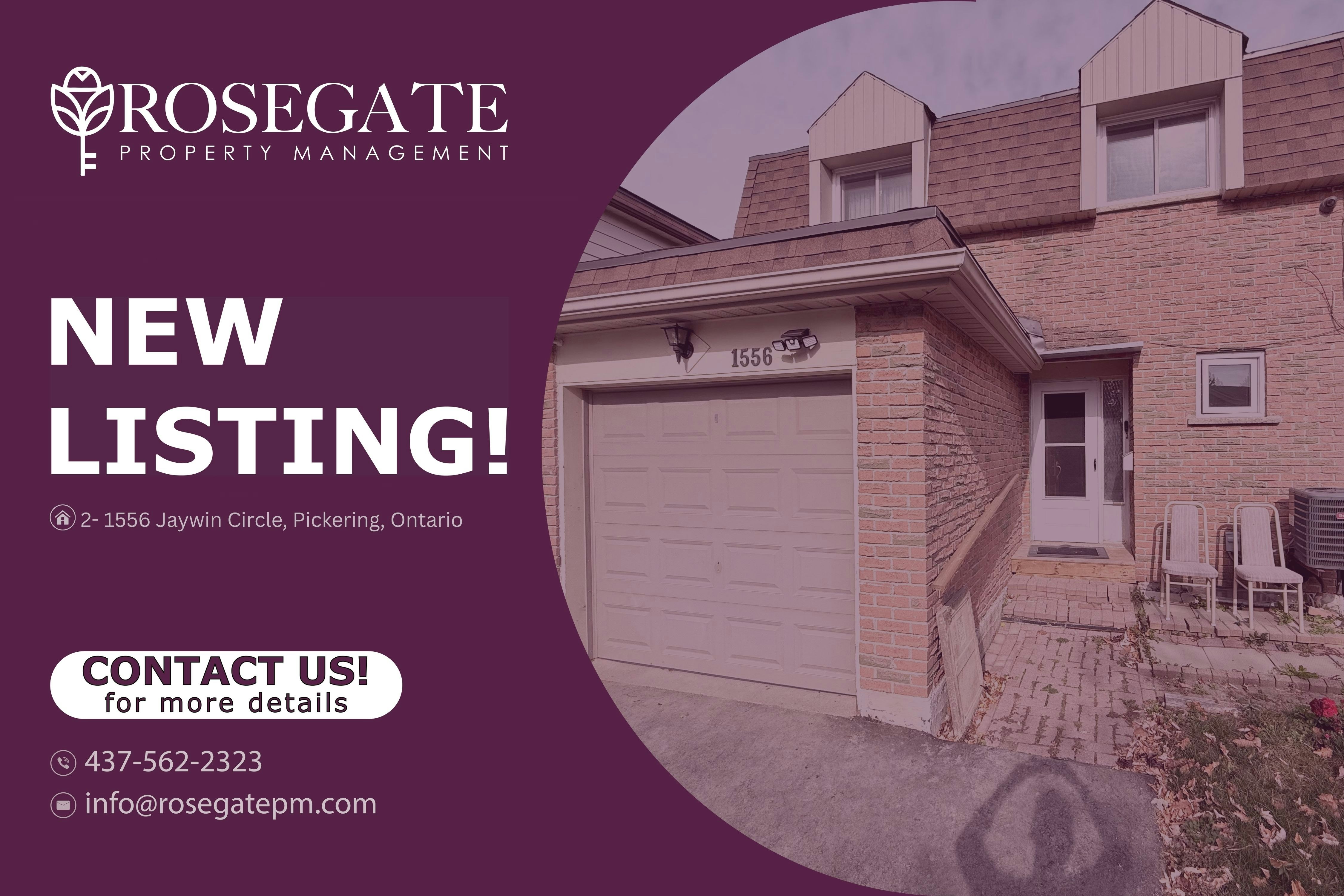 2-1556 Jaywin Circle, Pickering, ON, L1V 2W4