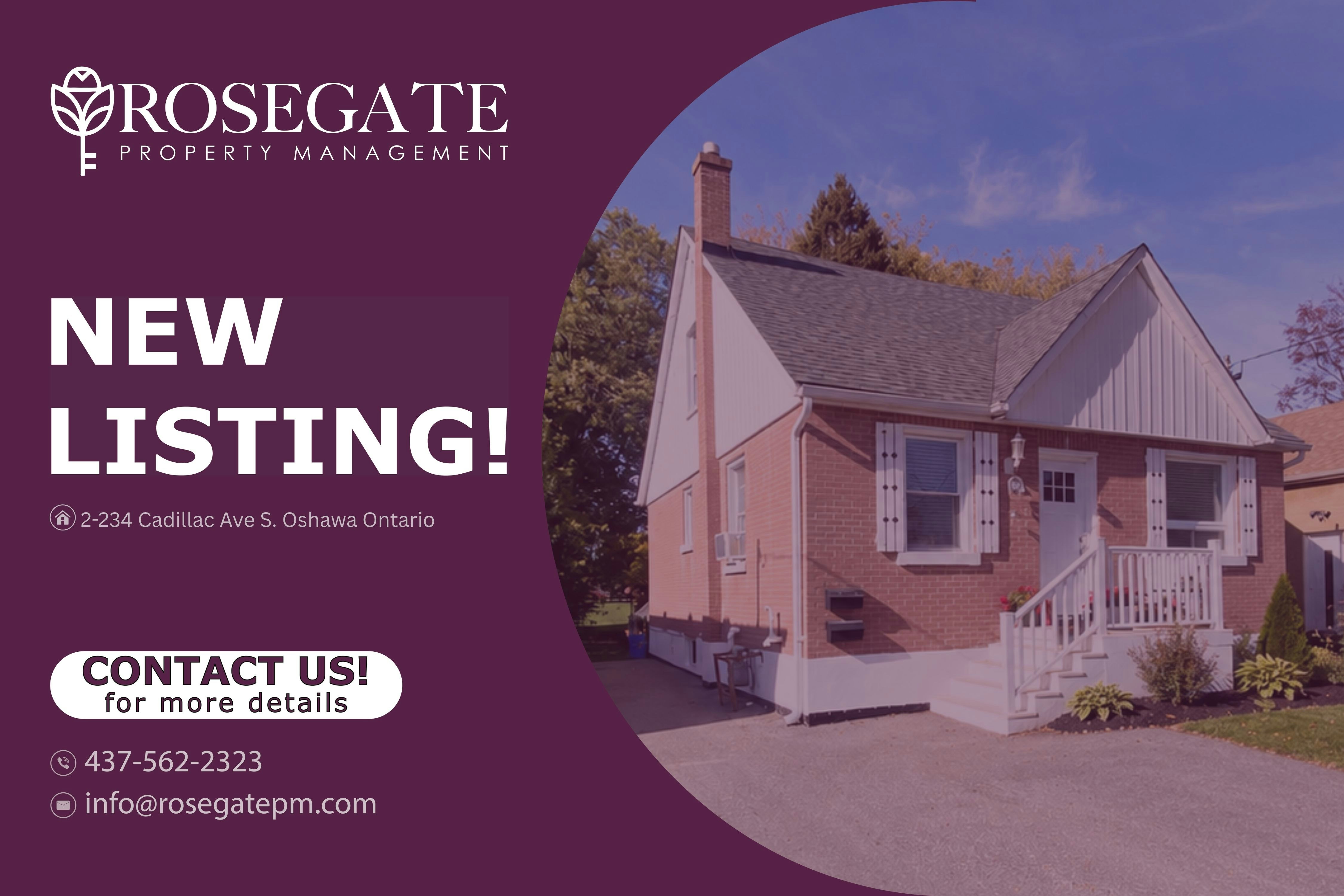 2-234 Cadillac Avenue South, Oshawa, ON, L1H 5Z7