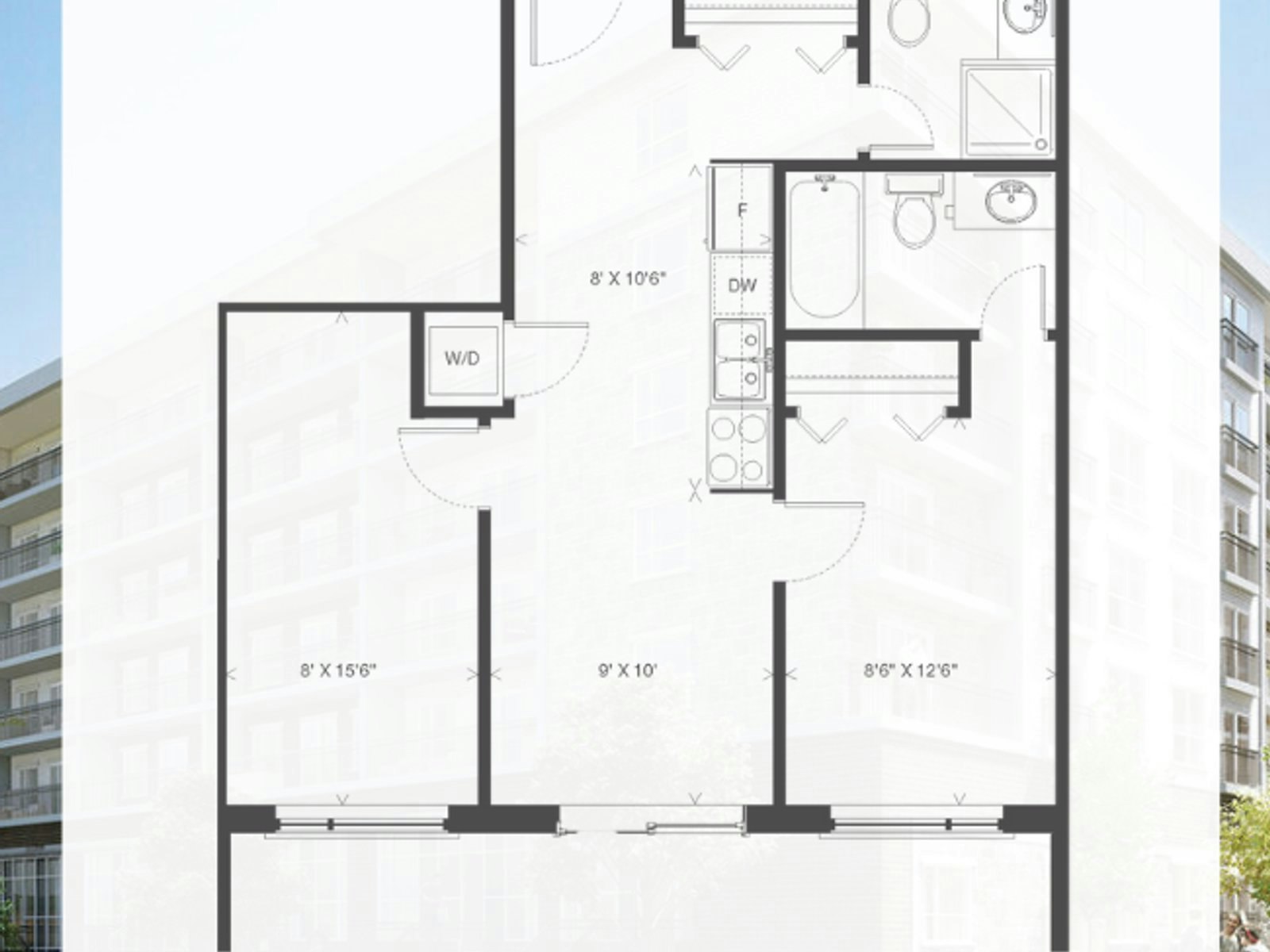2-bed/1-bath-275 Larch Street, Waterloo, ON, N2L 0J5 - 14