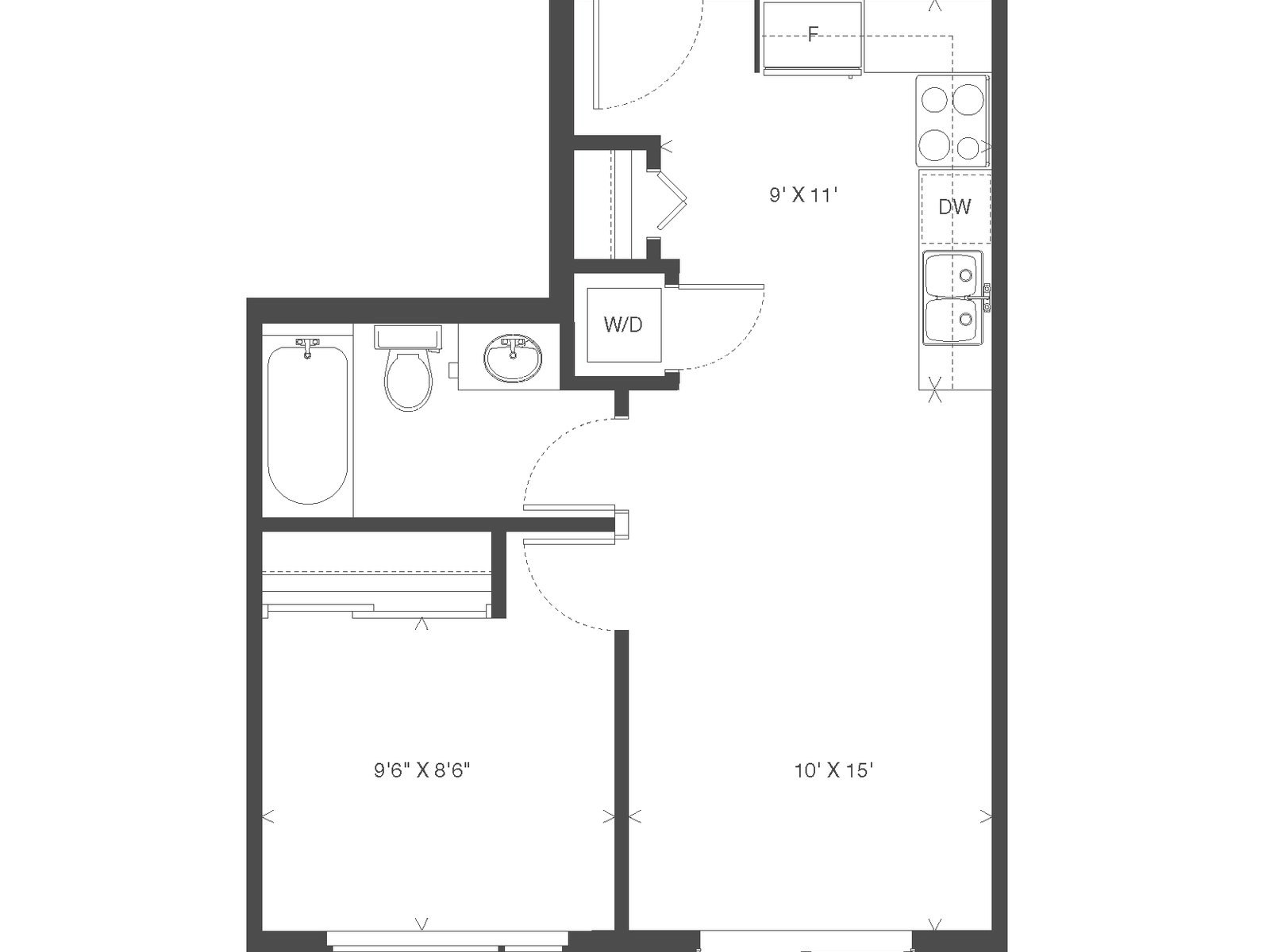 2-bed/1-bath-275 Larch Street, Waterloo, ON, N2L 0J5 - 7