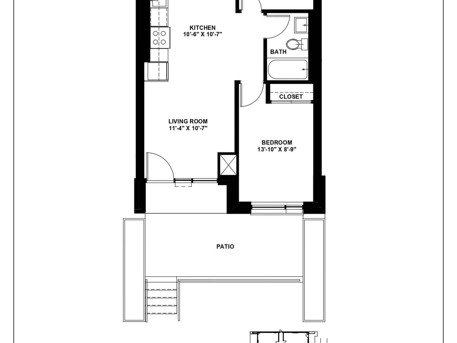 2 Bed-415 Duke Street W, Kitchener, ON, N2H 0E6 - 2