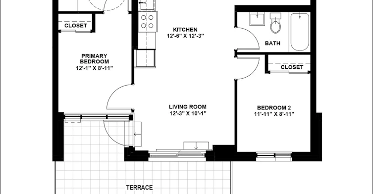 1 Bed + Den-415 Duke Street W, Kitchener, ON, N2H 0E6 - 4