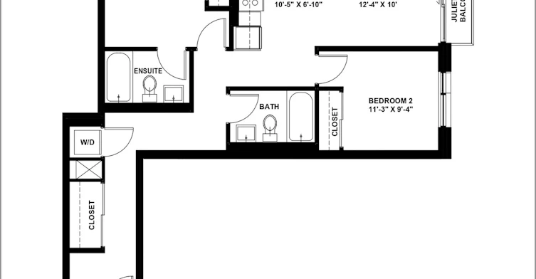 1 Bed + Den-415 Duke Street W, Kitchener, ON, N2H 0E6 - 3