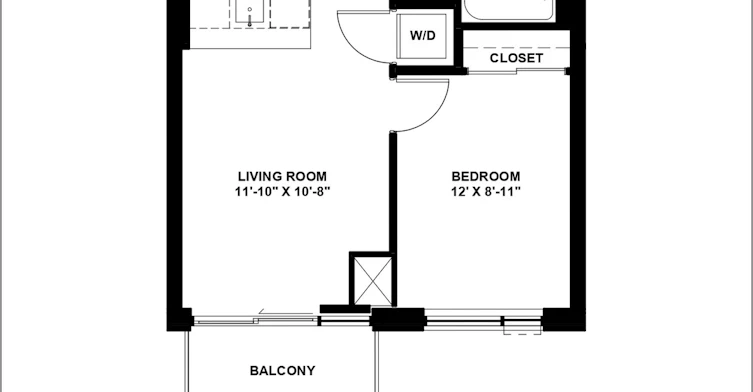 1 Bed + Den-415 Duke Street W, Kitchener, ON, N2H 0E6 - 5