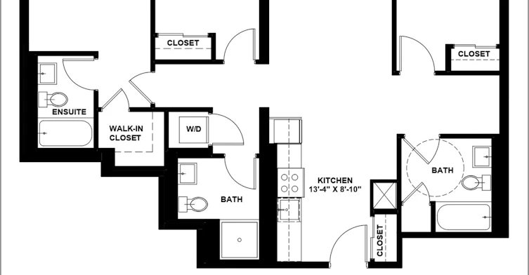 1 Bed + Den-415 Duke Street W, Kitchener, ON, N2H 0E6