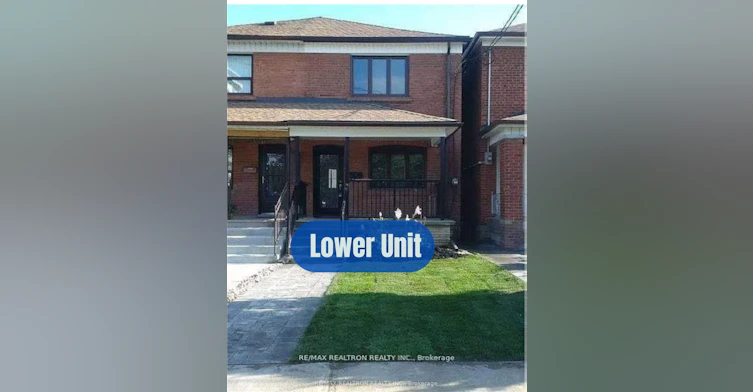 Lower-3 Lanark Avenue, Toronto, ON, M6C 2B2