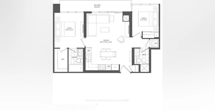 1603-6 Sonic Way, Toronto, ON, M3C 0P1 - 11