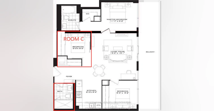 4101 ROOM C-955 Bay Street, Toronto, ON, M5S 2A2 - 8