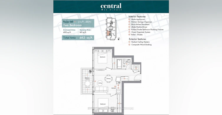 2308-38 Widmer Street, Toronto, ON, M5V 0P7 - 9