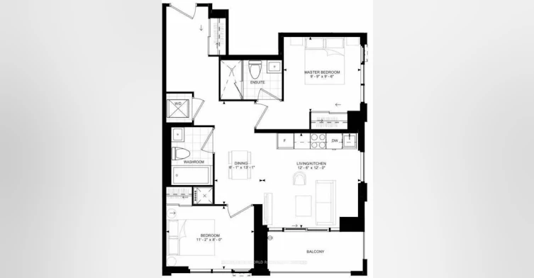 1608-400 King Street W, Toronto, ON, M5V 0X8 - 9