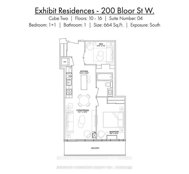 1004-200 Bloor Street W, Toronto, ON, M5S 1T8 - 9