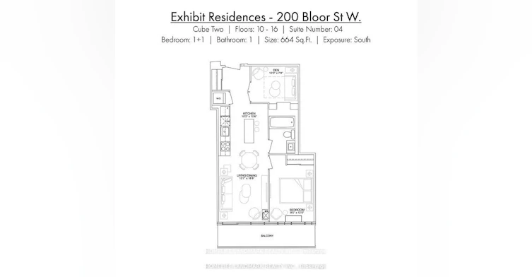 1004-200 Bloor Street W, Toronto, ON, M5S 1T8 - 9
