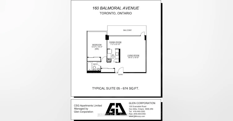 905-160 Balmoral Avenue, Toronto, ON, M4V 1J7 - 3