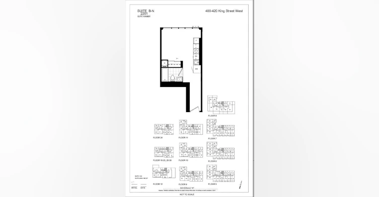 2201-400 King Street W, Toronto, ON, M5V 0X8 - 8