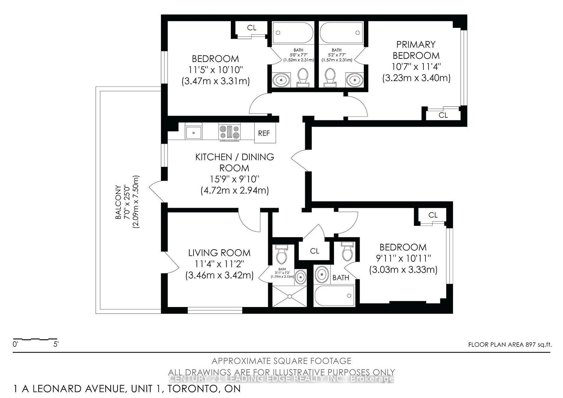 3-1 A Leonard Avenue, Toronto, ON, M5T 2P8