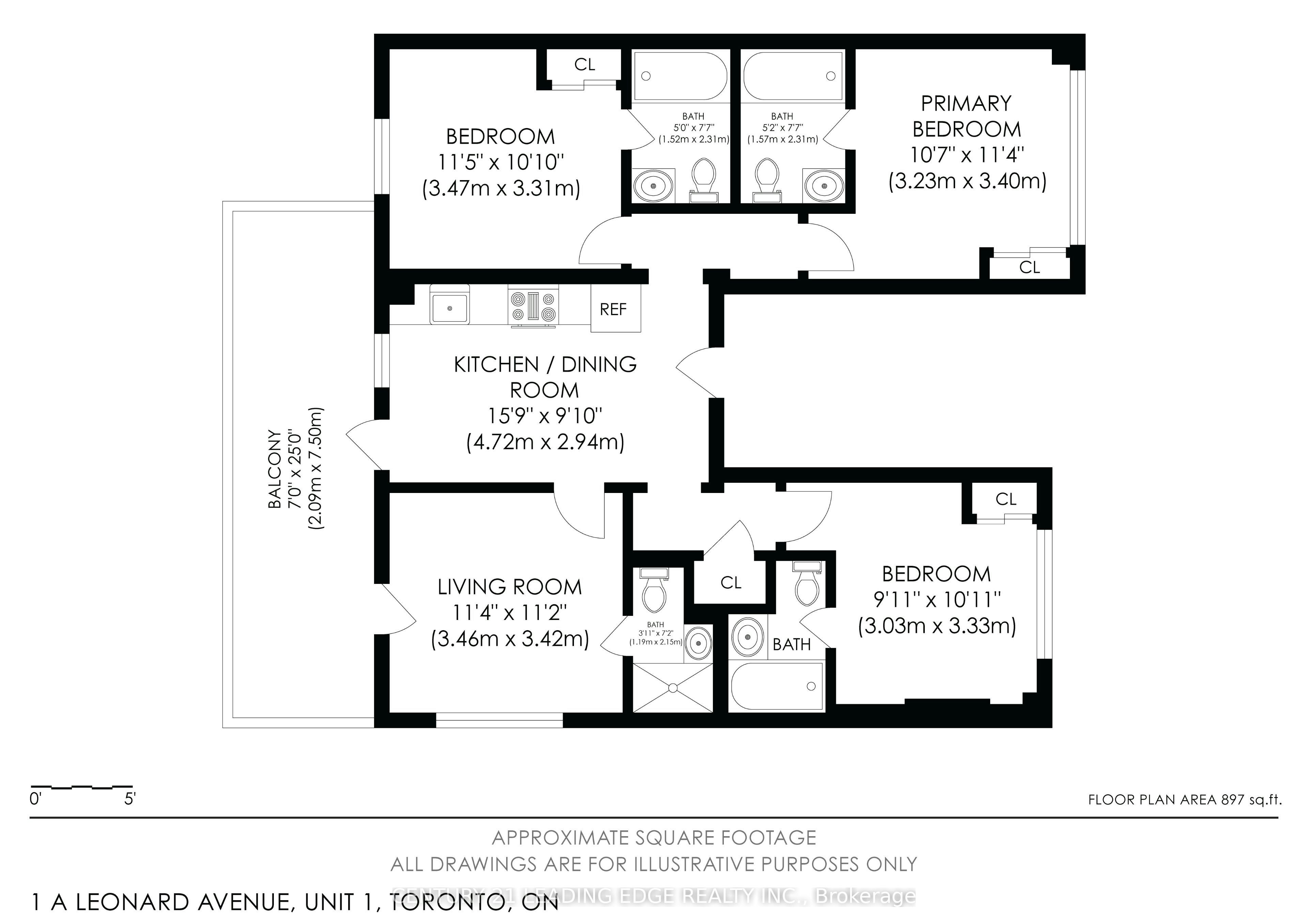 3-1 A Leonard Avenue, Toronto, ON, M5T 2P8 - 2