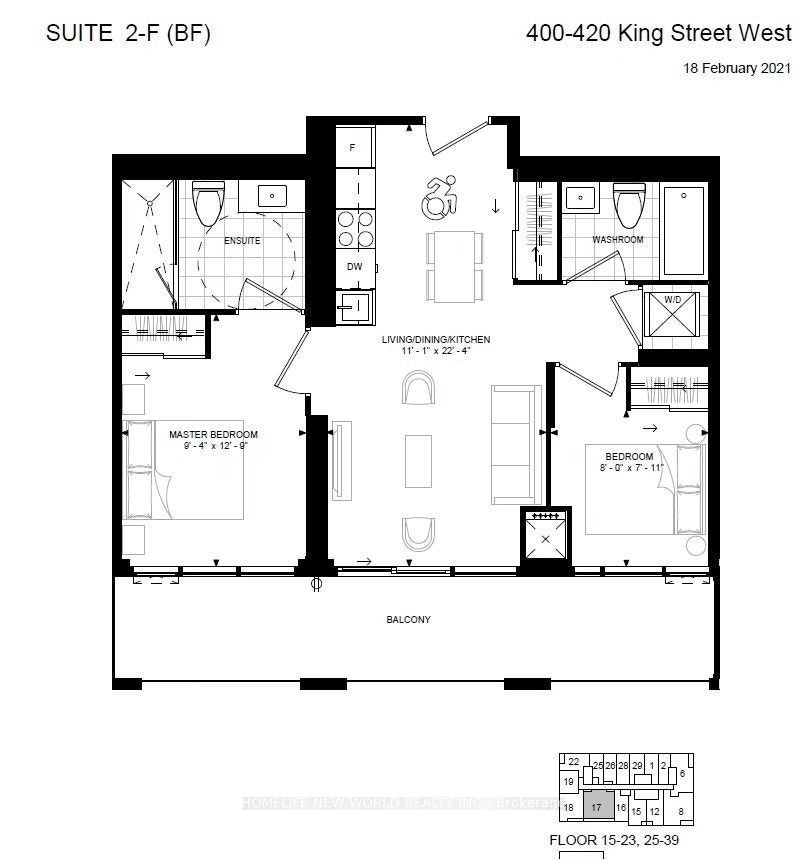 2317-400 King Street W, Toronto, ON, M5V 0X8 - 16
