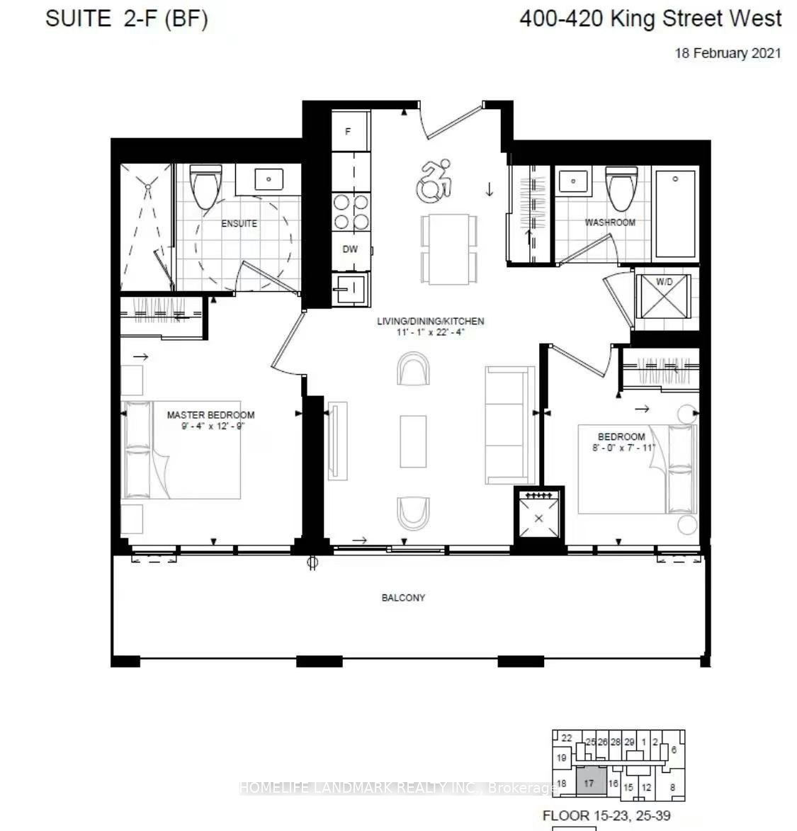 2617-400 King Street W, Toronto, ON, M5V 0X8 - 15