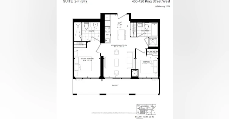 2617-400 King Street W, Toronto, ON, M5V 0X8 - 15