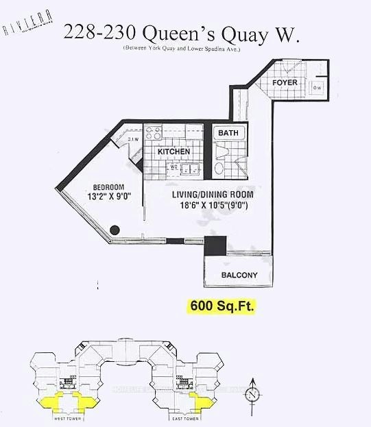 2320-230 Queens Quay W, Toronto, ON, M5J 2Y7 - 12