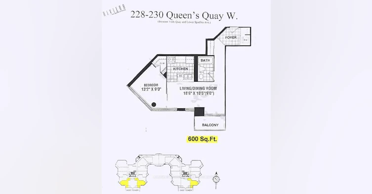 2320-230 Queens Quay W, Toronto, ON, M5J 2Y7 - 12