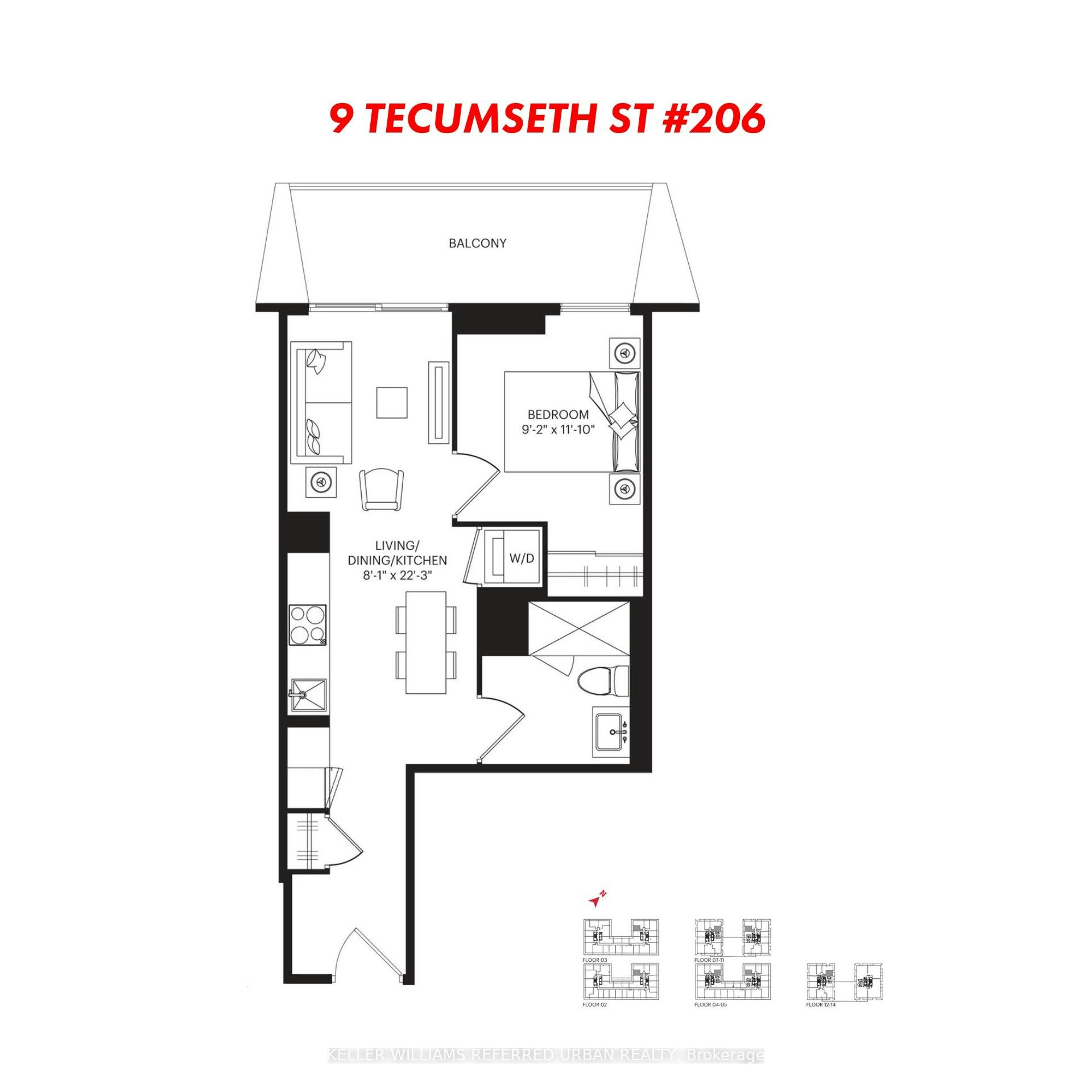 206-9 Tecumseth Street, Toronto, ON, M5V 0S5 - 18