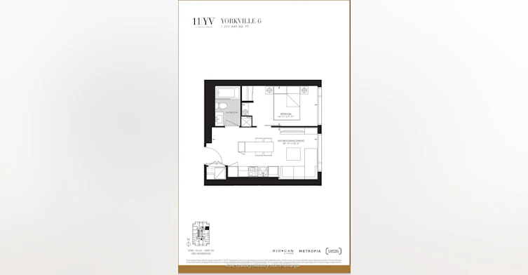 1406-11 Yorkville Avenue, Toronto, ON, M4W 0B7 - 2