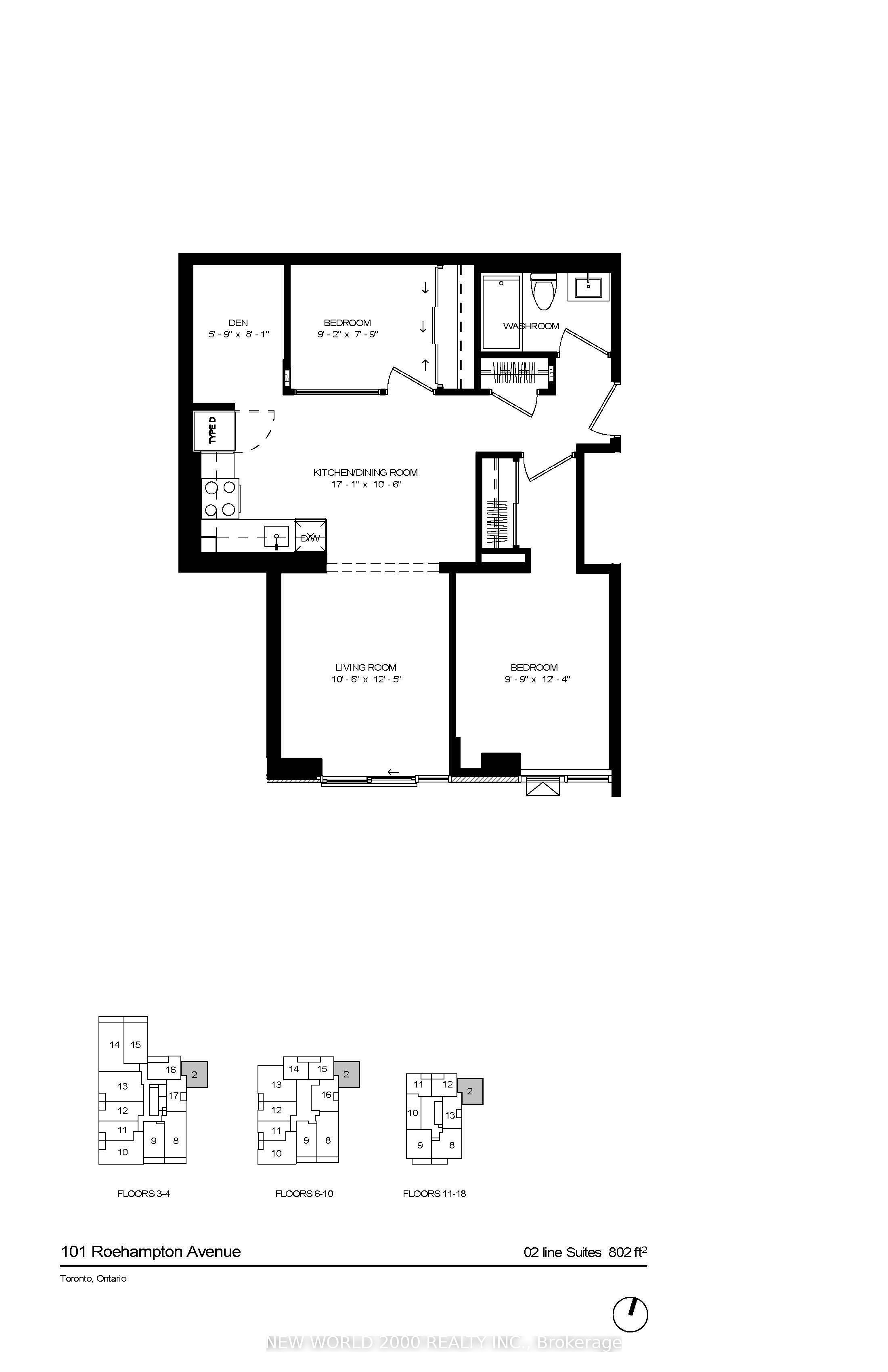 1902-101 Roehampton Avenue, Toronto, ON, M4P 2W2 - 9