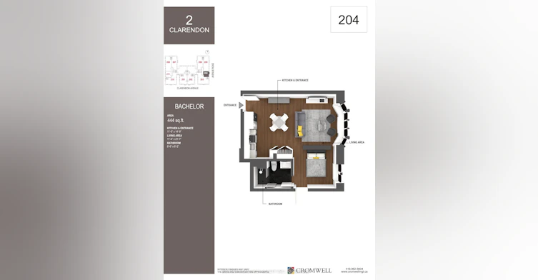 204-2 Clarendon Avenue, Toronto, ON, M4V 1H9 - 7