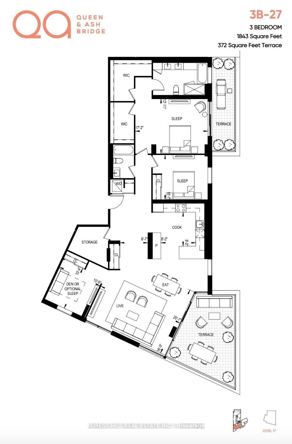 PH 1702-1050 Eastern Avenue, Toronto, ON, M4L 0B7 - 31