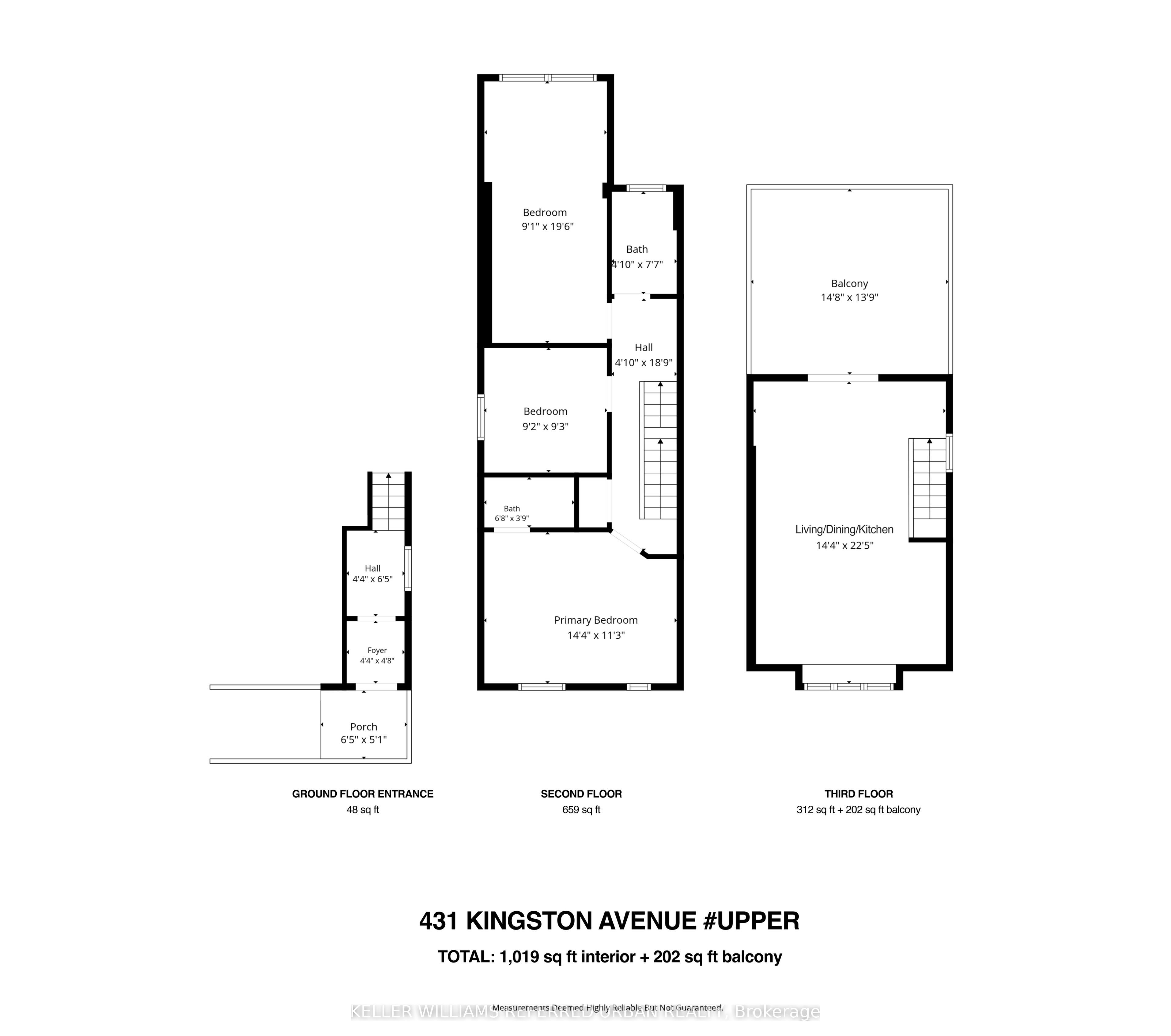 Upper-431 Kingston Road, Toronto, ON, M4L 1V2 - 14